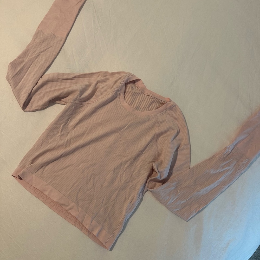Lululemon Women's baby Pink Long Sleeve Top